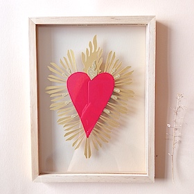 Ex-voto flamboyant - sous-verre